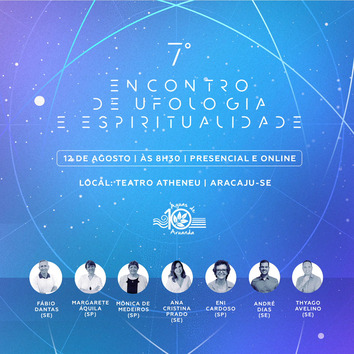 Encontro em Aracaju reunirá especialistas para debater temas ligados à ufologia e espiritualidade - Imagem: Divulgação