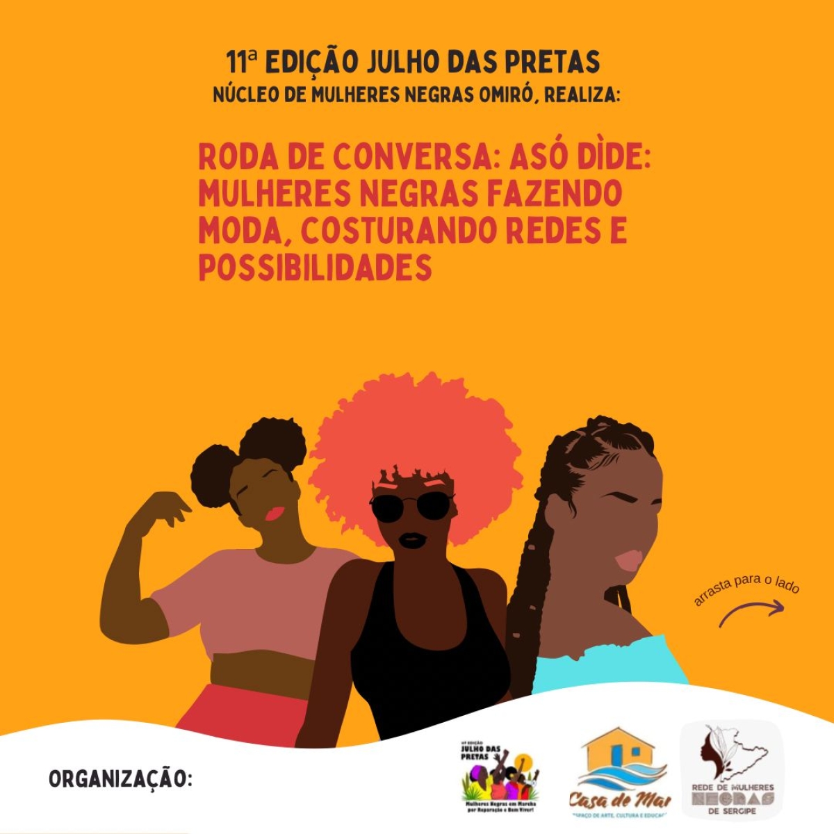 11ª Edição Julho das Pretas - Imagem: Divulgação