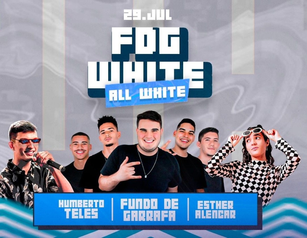 Fundo de Garrafa comanda a "Festa FDGWHITE" na Metropolitan Lounge Bar - Imagem: Divulgação | Metropolitan Lounge Bar