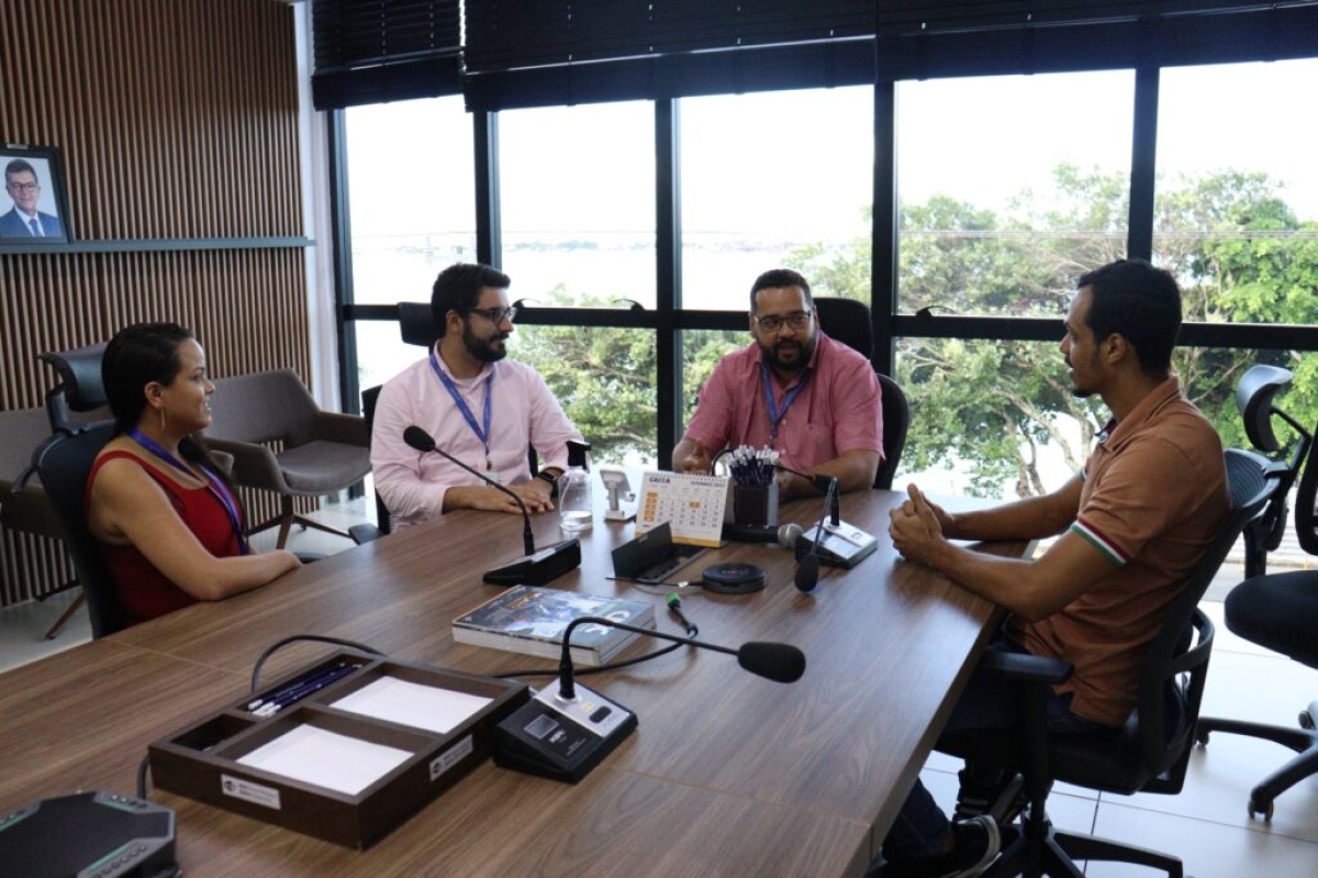 Equipe de Inteligência de Mercado da Fecomércio discute ações para o desenvolvimento de projetos vinculados ao Instituto Fecomércio para os ambientes público e privado - Foto: Livyan Holanda | Fecomércio/SE