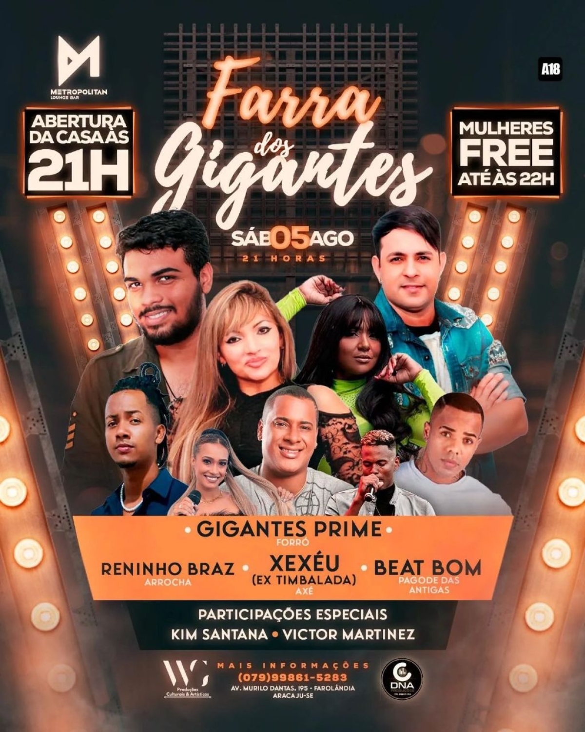 Metropolitan apresenta a Festa "Farra dos Gigantes" - Imagem: Divulgação