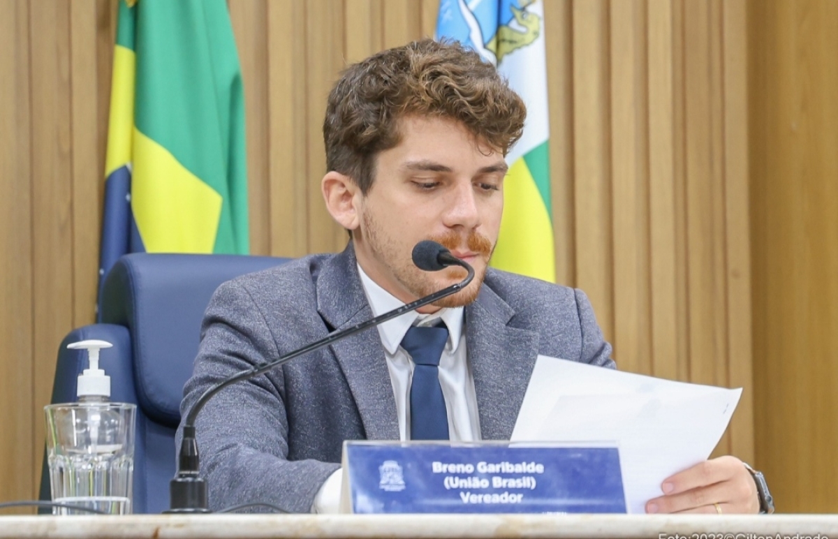 Vereador Breno Garibalde - Foto: Gilton Andrade Vereador Breno Garibalde - Foto: Gilton Andrade