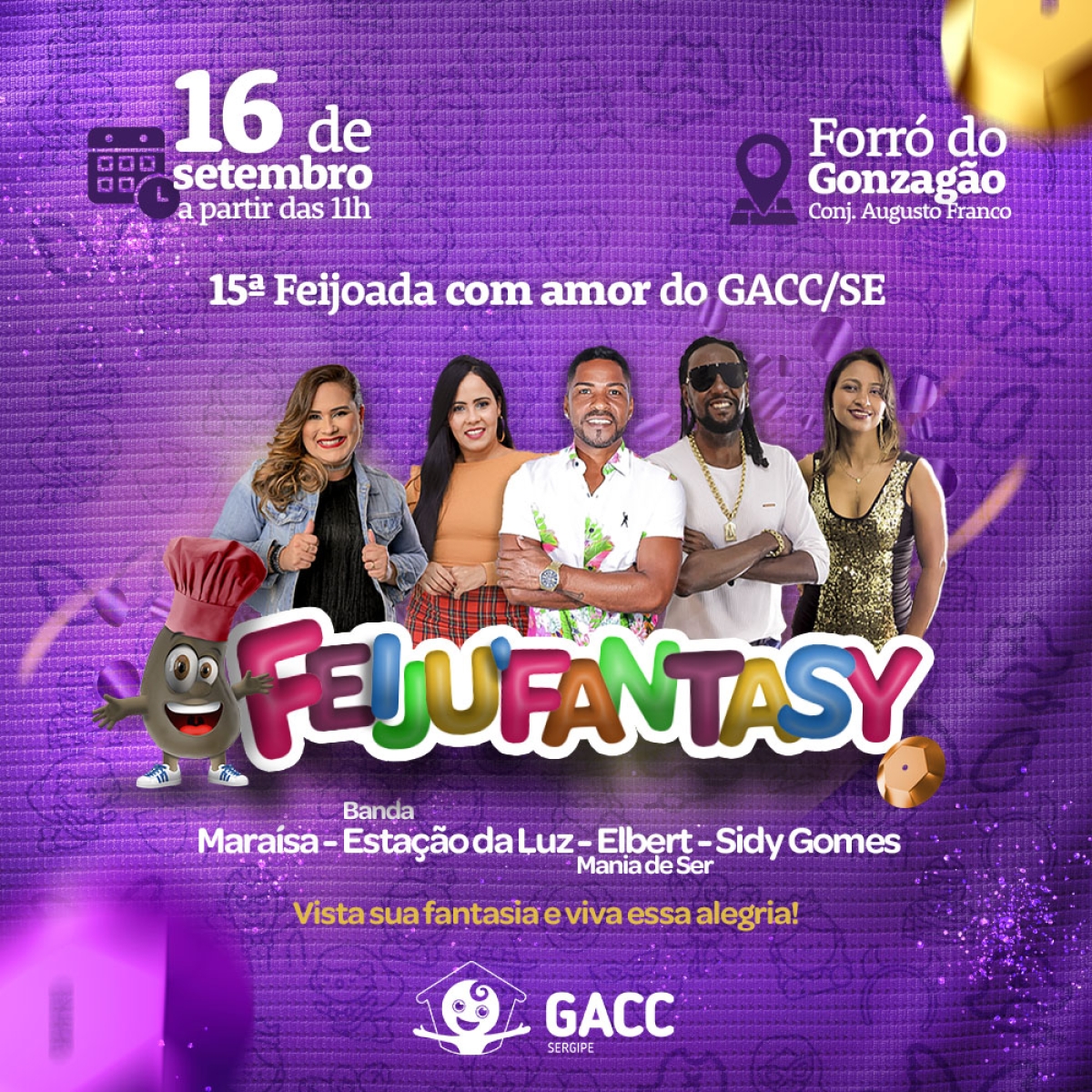 15ª Feijoada com Amor do GACC/SE - Imagem: Divulgação | GACC/SE