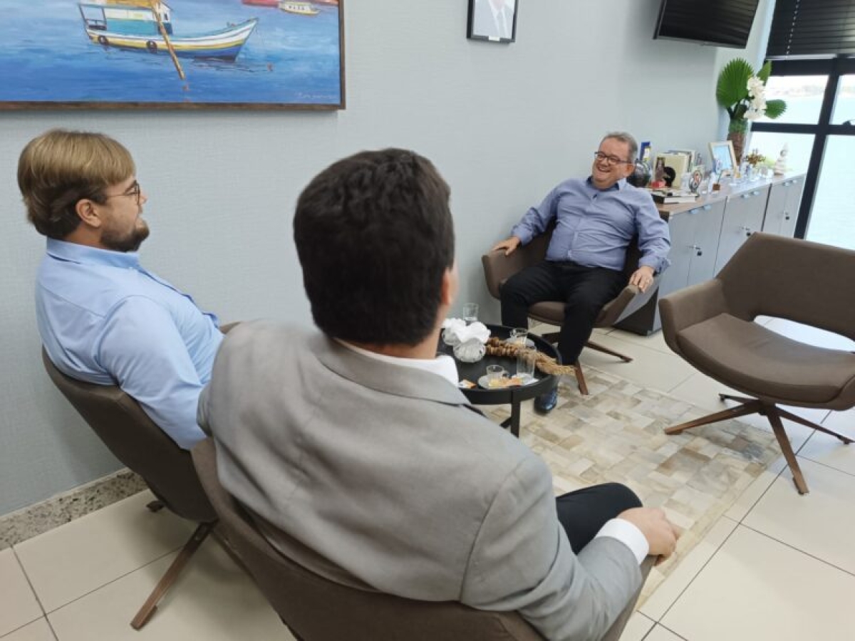 Presidente do Sistema Fecomércio-Sesc-Senac, Marcos Andrade, discutiu sobre novas ações de capacitação profissional com a Secretaria do Trabalho - Foto: Fecomércio/SE