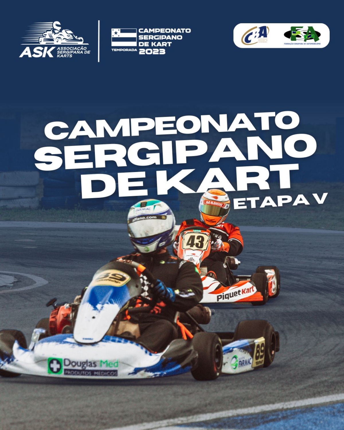 5ª etapa do Campeonato Sergipano de Kart - Imagem: Divulgação