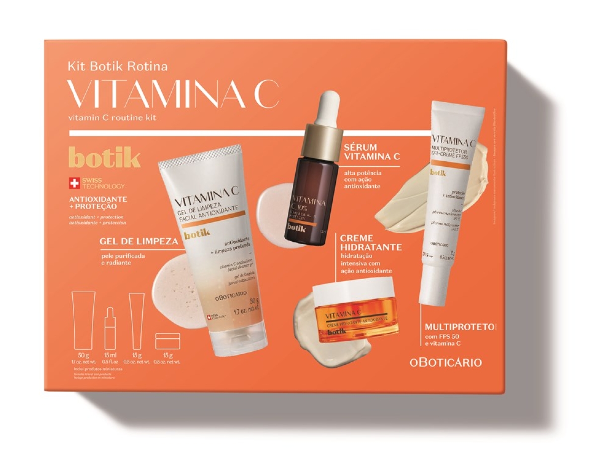 Kit Botik Rotina Vitamina C - Imagem: Divulgação | O Boticário