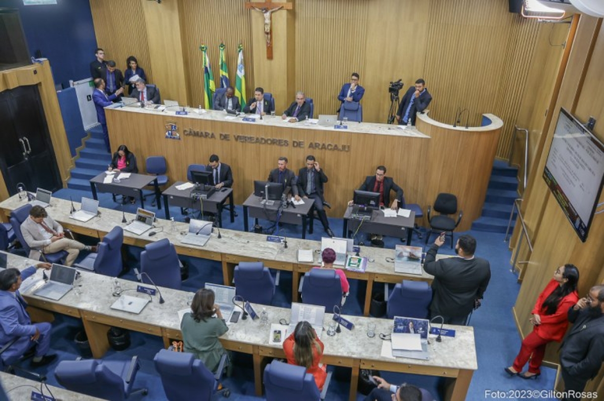 Câmara aprova projeto que eleva para 26 o número de vereadores - Foto: Gilton Rosas | Câmara de Aracaju