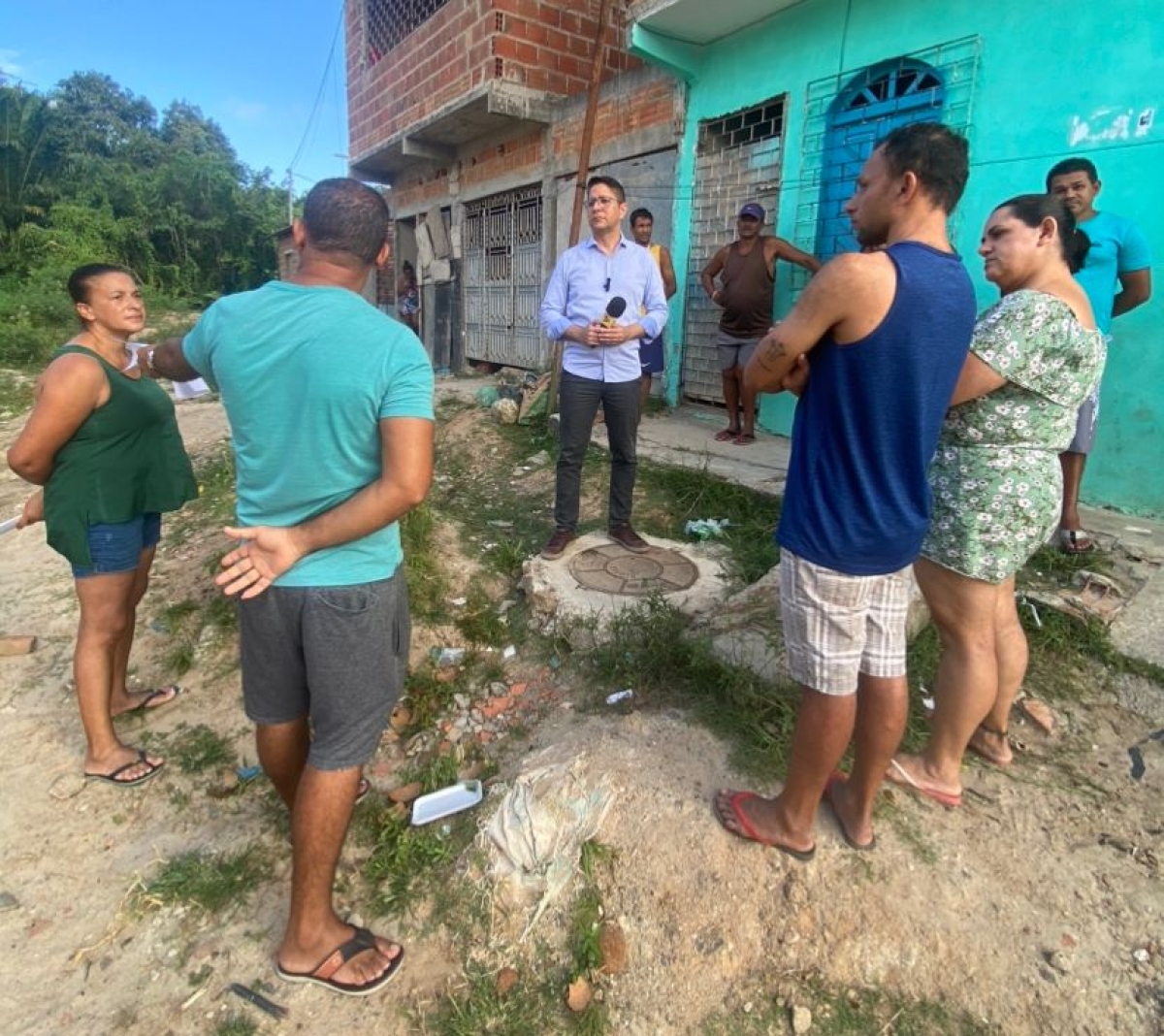 Ricardo Marques denuncia falta de planejamento e atraso em obra do Loteamento Copacabana, na Zona de Aracaju - Foto: Assessoria Ricardo Marques