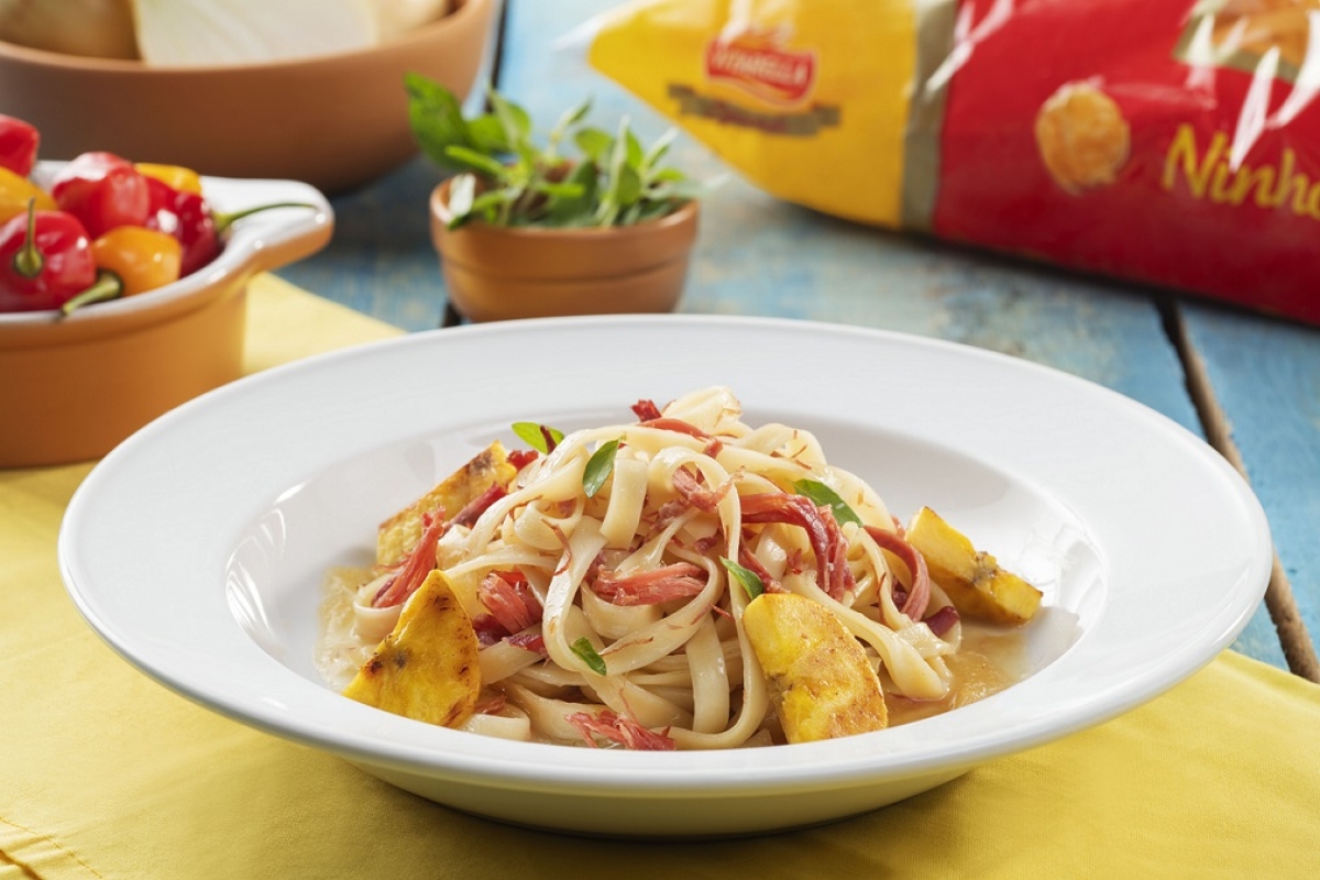 Ninho com Charque e Banana da Terra - Foto: Marca Vitarella | Divulgação