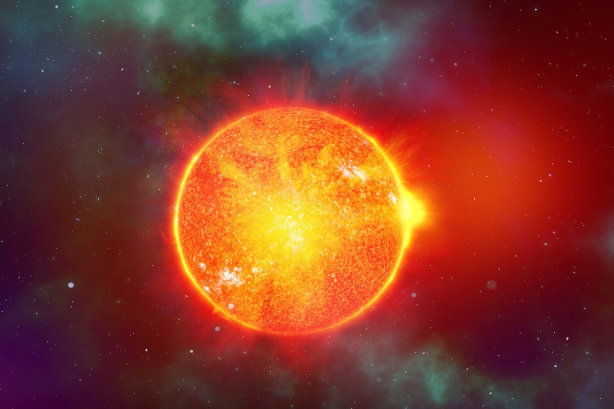 Erupção solar - Foto ilustrativa: Pixabay