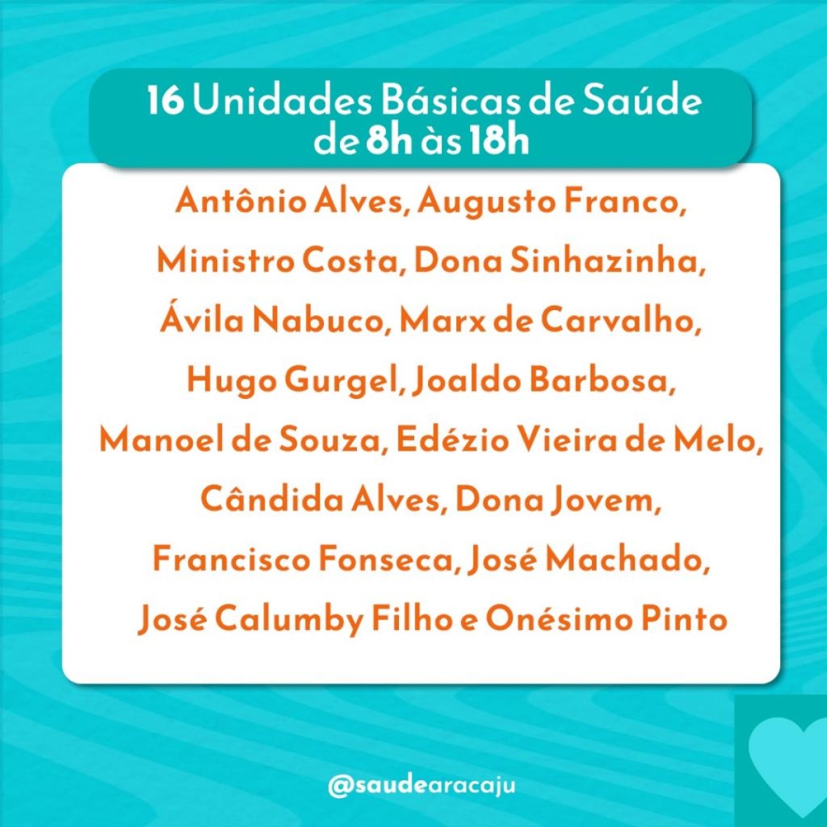 Arte: Ascom SMS | Prefeitura de Aracaju