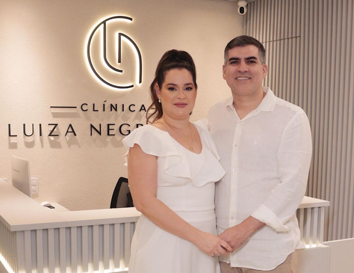 Dra Luiza com o marido Marcelo Negreiros - Foto: Assessoria