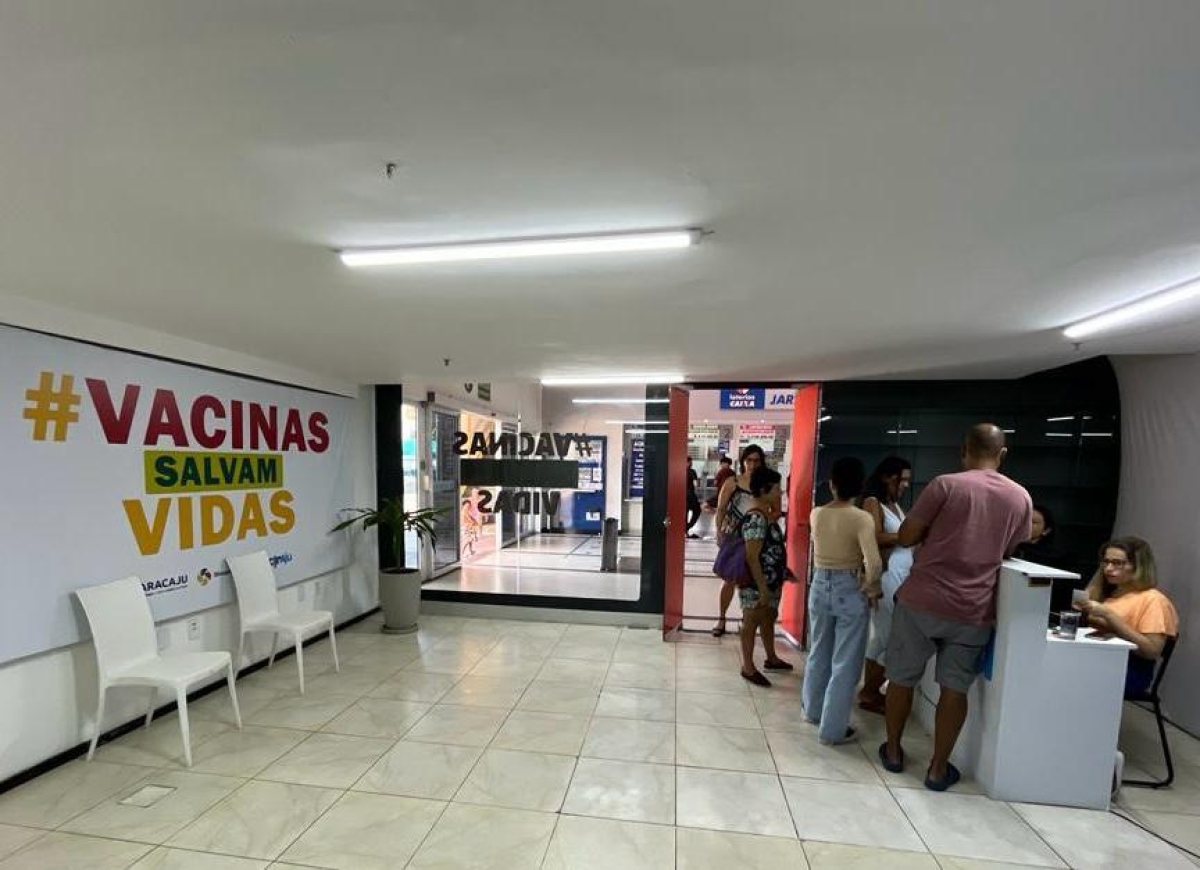 Multivacinação: shoppings passam ofertar vacinas da campanha para maiores de 5 anos - Foto: Ascom SMS | Prefeitura de Aracaju