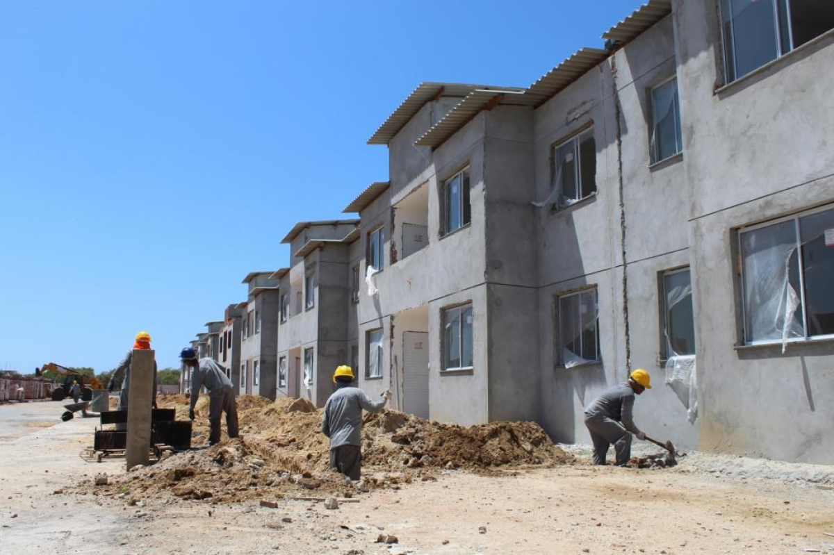 Mangabeiras: celeridade na construção do residencial possibilita vislumbrar transformação do bairro 17 de Março - Foto: Ascom Emurb | Prefeitura de Aracaju