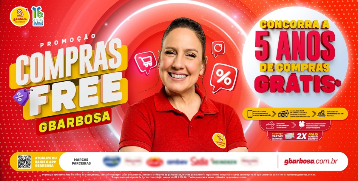 Compras Free: Cencosud Brasil sorteará 5 anos de compras grátis em nova campanha nacional - Imagem: Divulgação