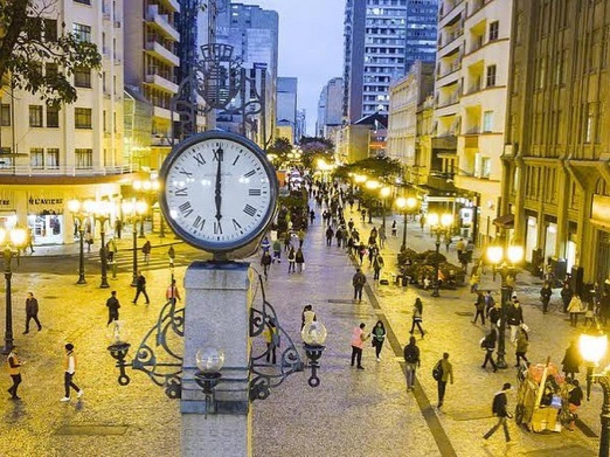 Rua das Flores, um dos símbolos da revolução de Curitiba na década de 70  - Foto: Carla Passos