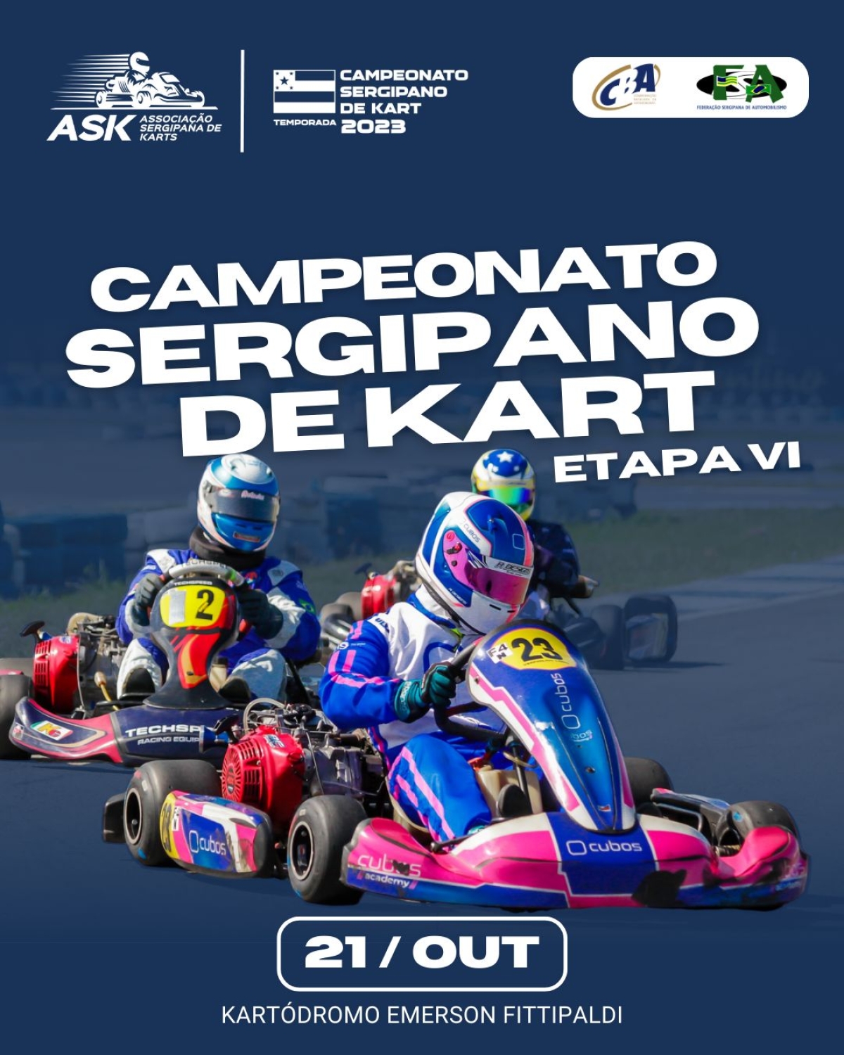 6ª etapa do Campeonato Sergipano de Kart - Imagem: Divulgação