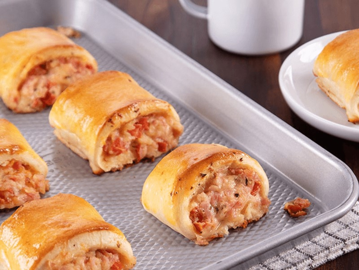 Enroladinho de Presunto e Queijo - Foto: Finna | Divulgação