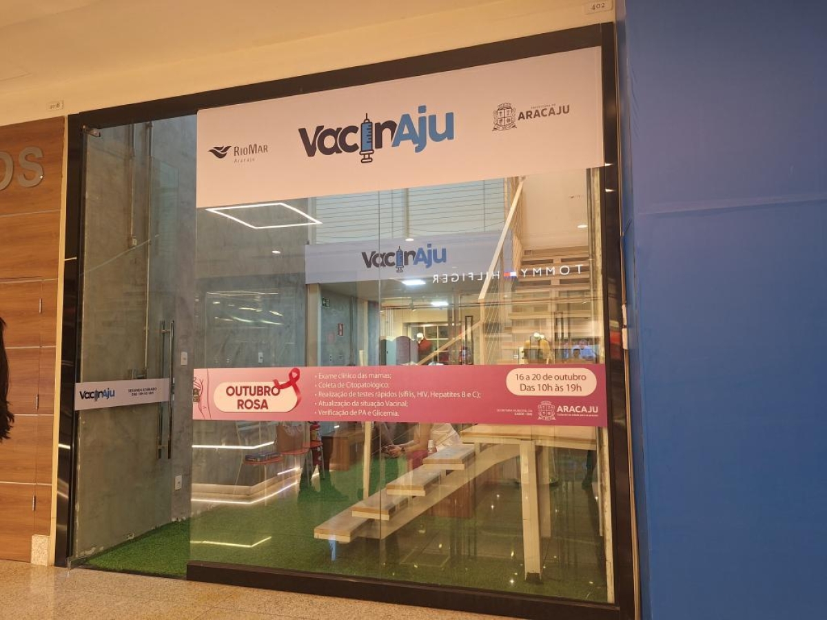 Outubro Rosa: Prefeitura de Aracaju prorroga oferta de exames nos shoppings RioMar e Jardins - Foto: Ascom SMS | Prefeitura de Aracaju
