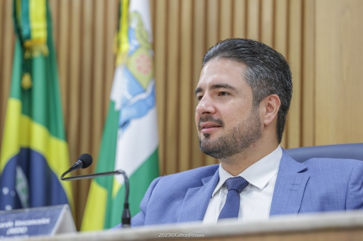 Ricardo Vasconcelos, presidente da Câmara de Aracaju - Foto: Gilton Rosas | Câmara de Aracaju