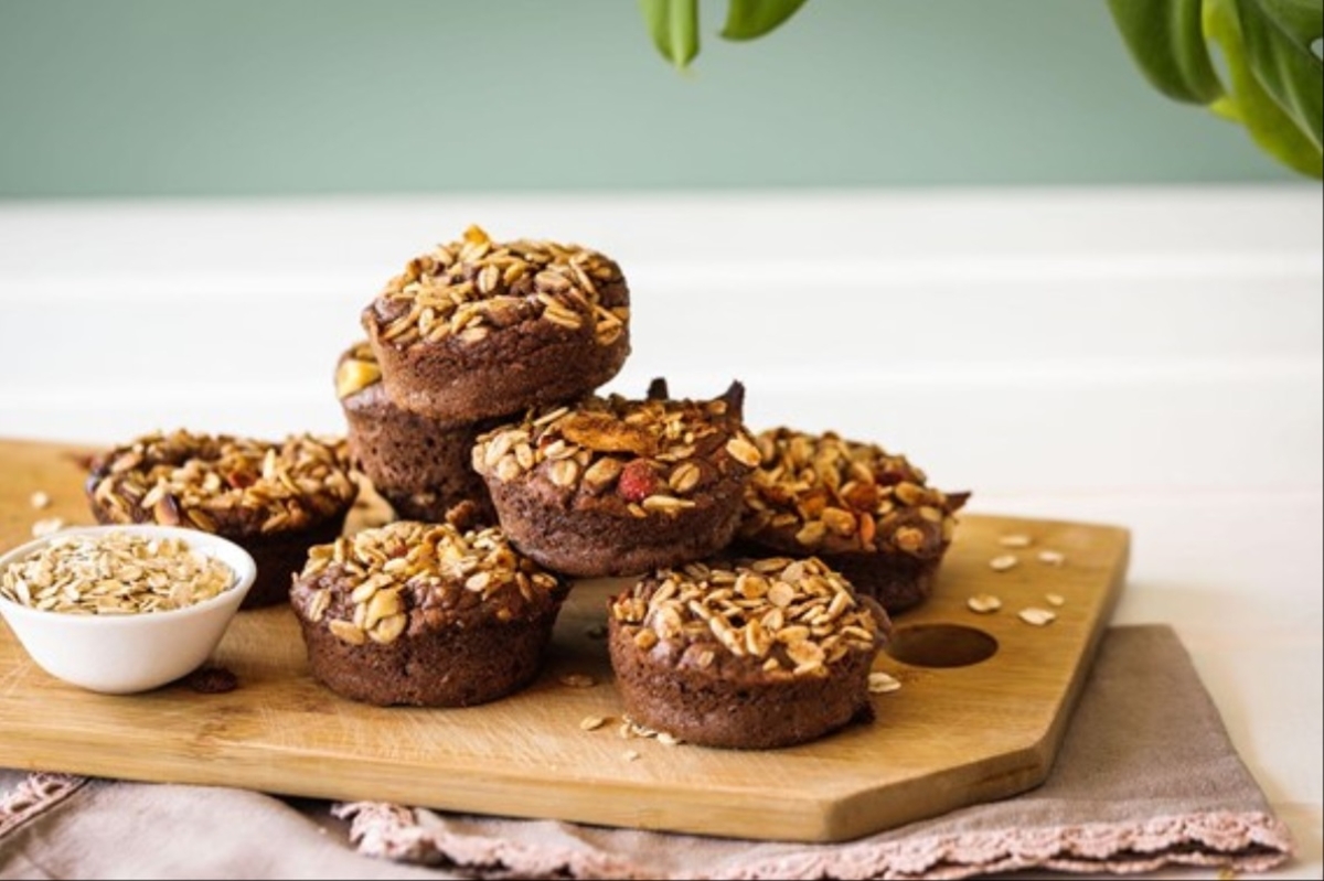 Muffin Cacau e Granola - Foto: Marca Jasmine | Divulgação
