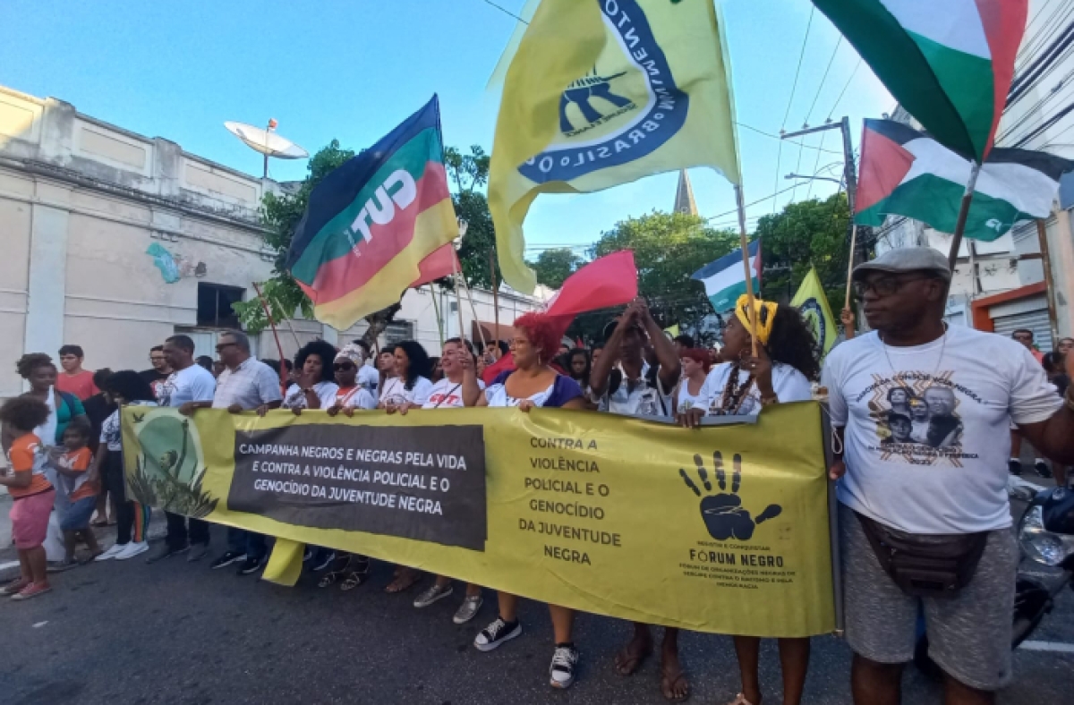 Marcha da Consciência Negra fortalece luta para derrotar o racismo em Sergipe  - Foto: CUT Sergipe