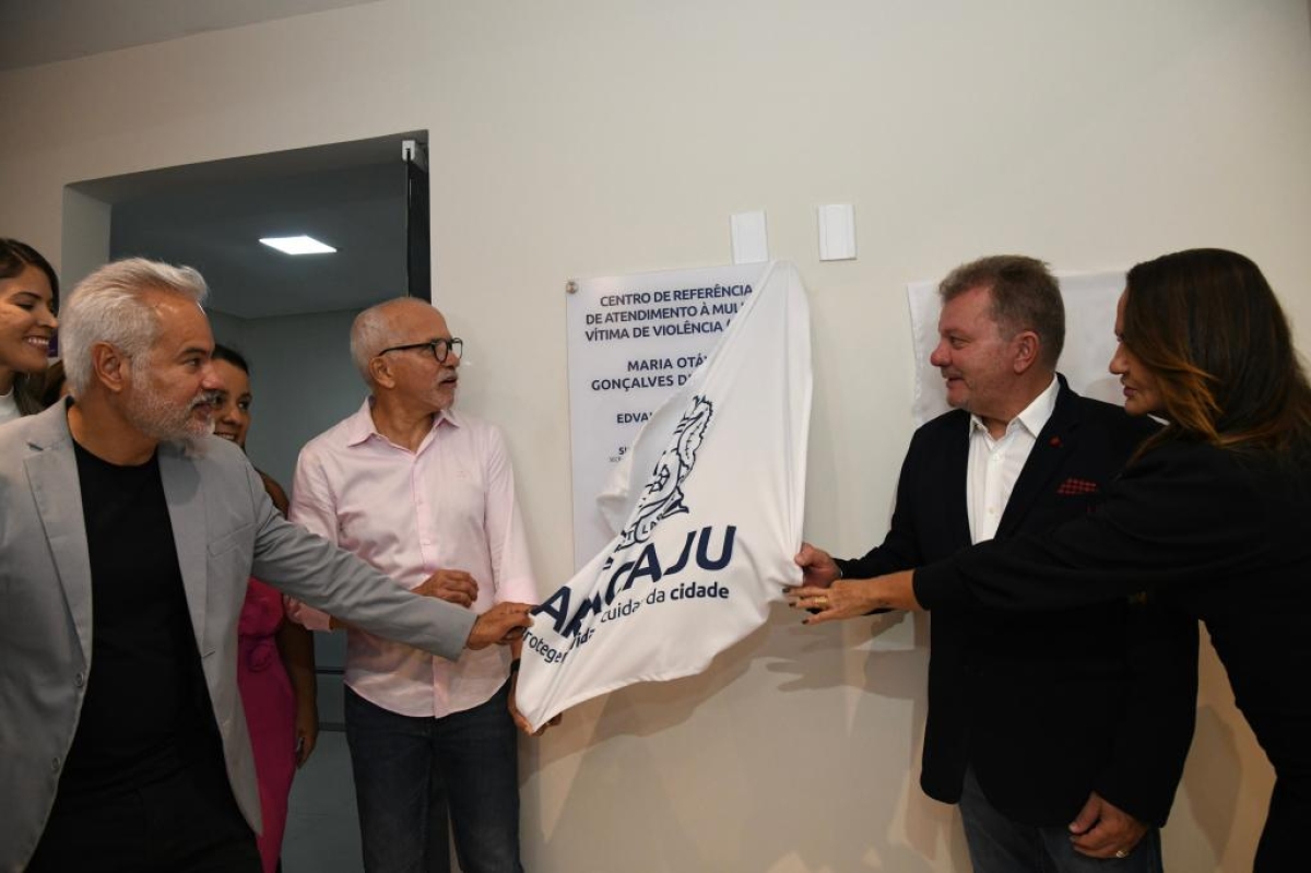 Prefeito Edvaldo Nogueira inaugura primeiro Centro de Referência de Atendimento à Mulher de Aracaju - Foto: Ana Lícia Menezes | Prefeitura de Aracaju