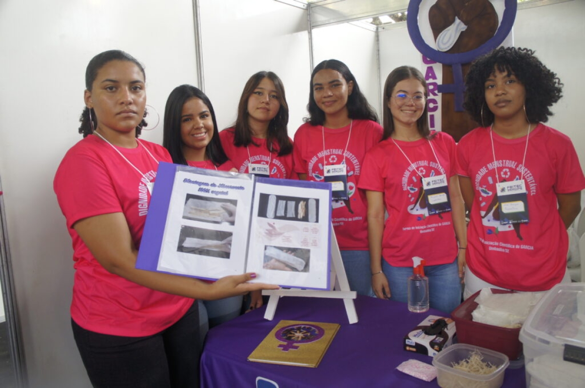 Estudantes criam absorventes com fibras da cana-de-açúcar em Umbaúba - Foto: Fapitec Sergipe