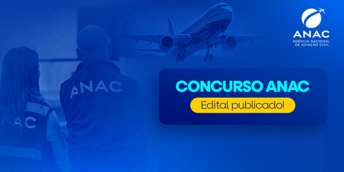 Publicado edital com 70 vagas de nível superior para concurso da ANAC - Imagem: Agência Nacional de Aviação Civil (ANAC) - gov.br