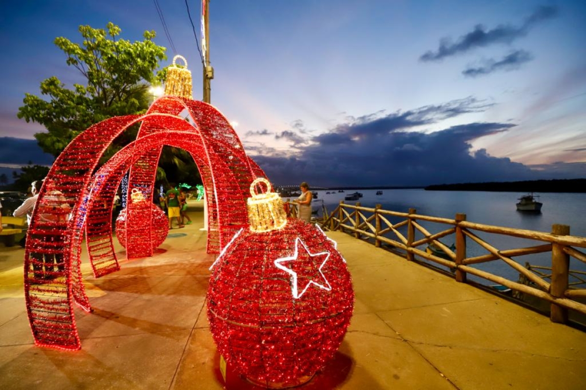 Natal Iluminado: magia e encanto chegam à Orla Pôr do Sol - Foto: Marcelle Cristinne | Secom | Prefeitura de Aracaju