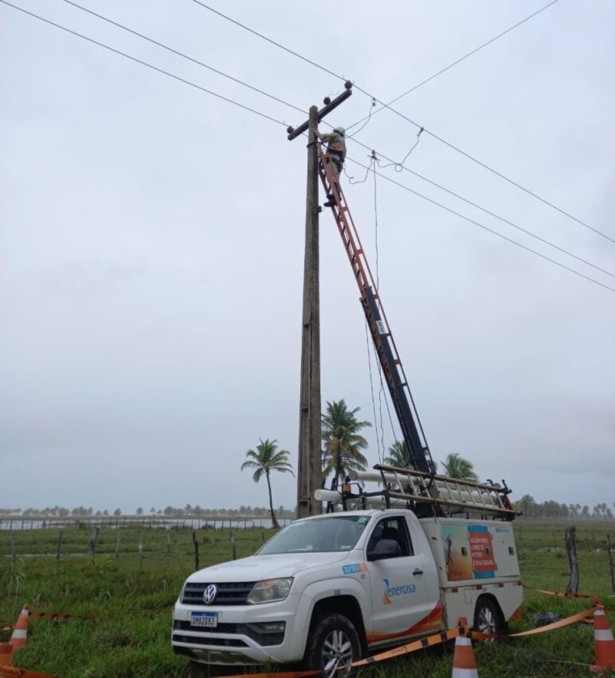 Chuvas: Energisa reforça orientações de segurança para a população - Foto: Assessoria Energisa Sergipe