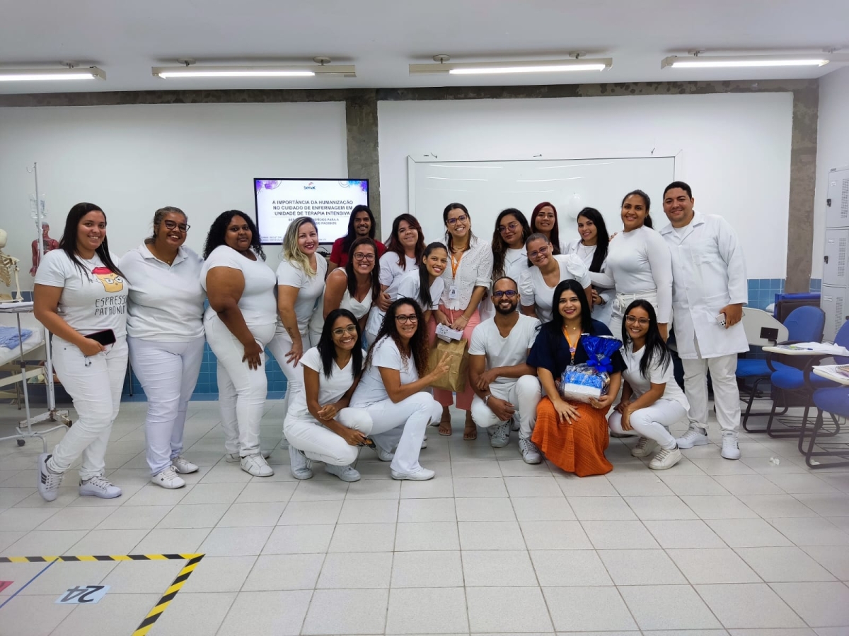 Alunos do Programa de Gratuidade Senac apresentam resultado de pesquisa sobre cuidado humanizado nas UTIs - Foto: Assessoria Senac Sergipe 