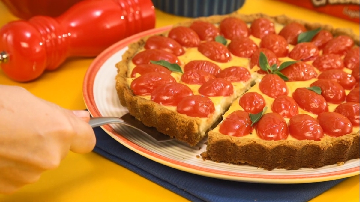 Torta de Queijo com Tomate - Foto: Marca Fortaleza | Divulgação