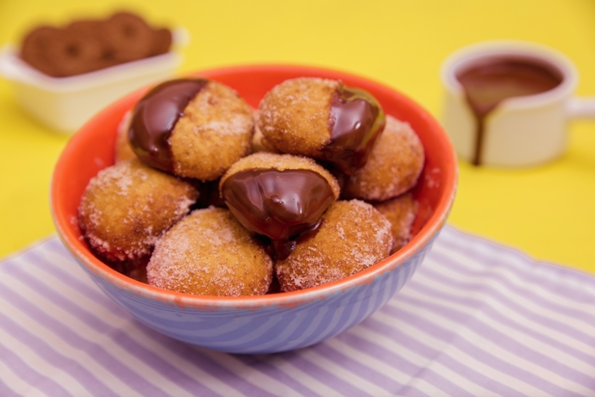Bolinho de Chuva com Creme de Avelã - Foto: Marca Fortaleza | Divulgação