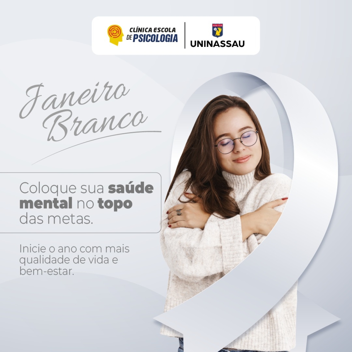 Instituição realiza ação em alusão ao Janeiro Branco - Imagem: Divulgação