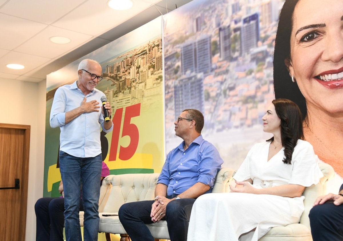Edvaldo Nogueira: "a filiação de Danielle ao MDB fortalece o nosso bloco" - Foto: Assessoria de Comunicação PDT