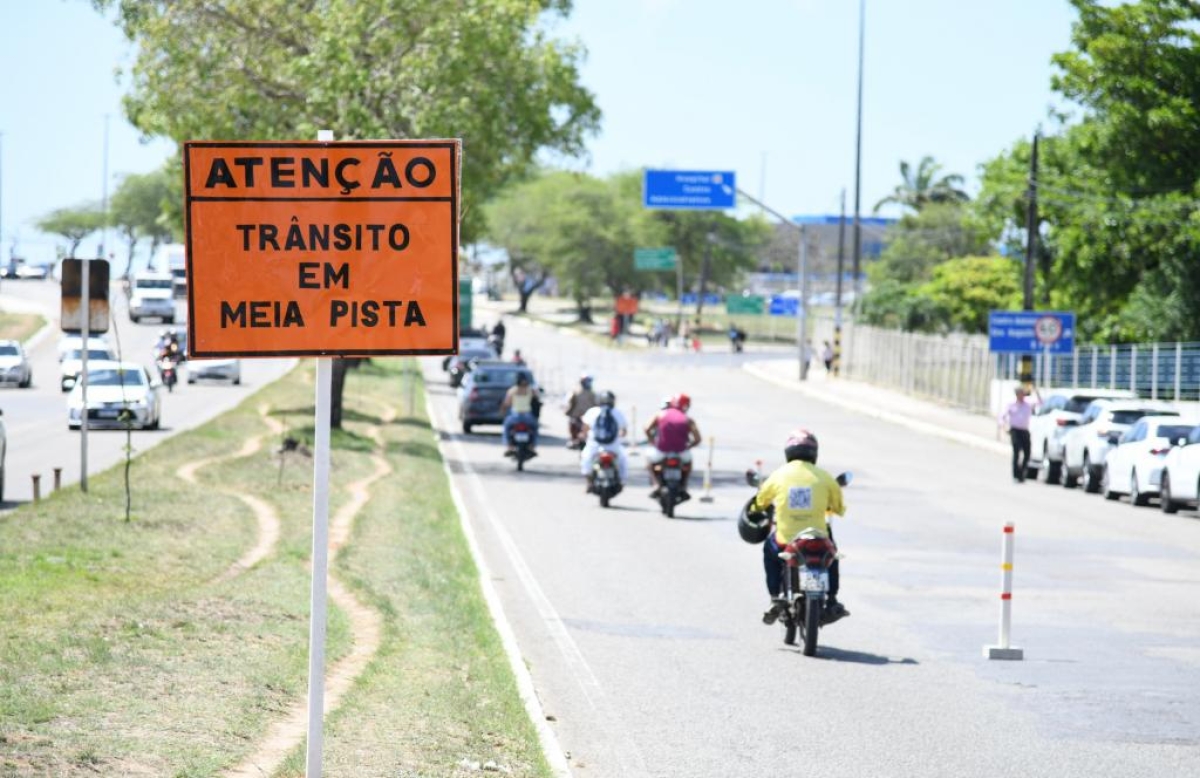 Informe Tancredo Neves: obra de reestruturação altera trânsito na avenida nesta quarta, 31/1 - Foto: Ana Lícia Menezes | Prefeitura de Aracaju