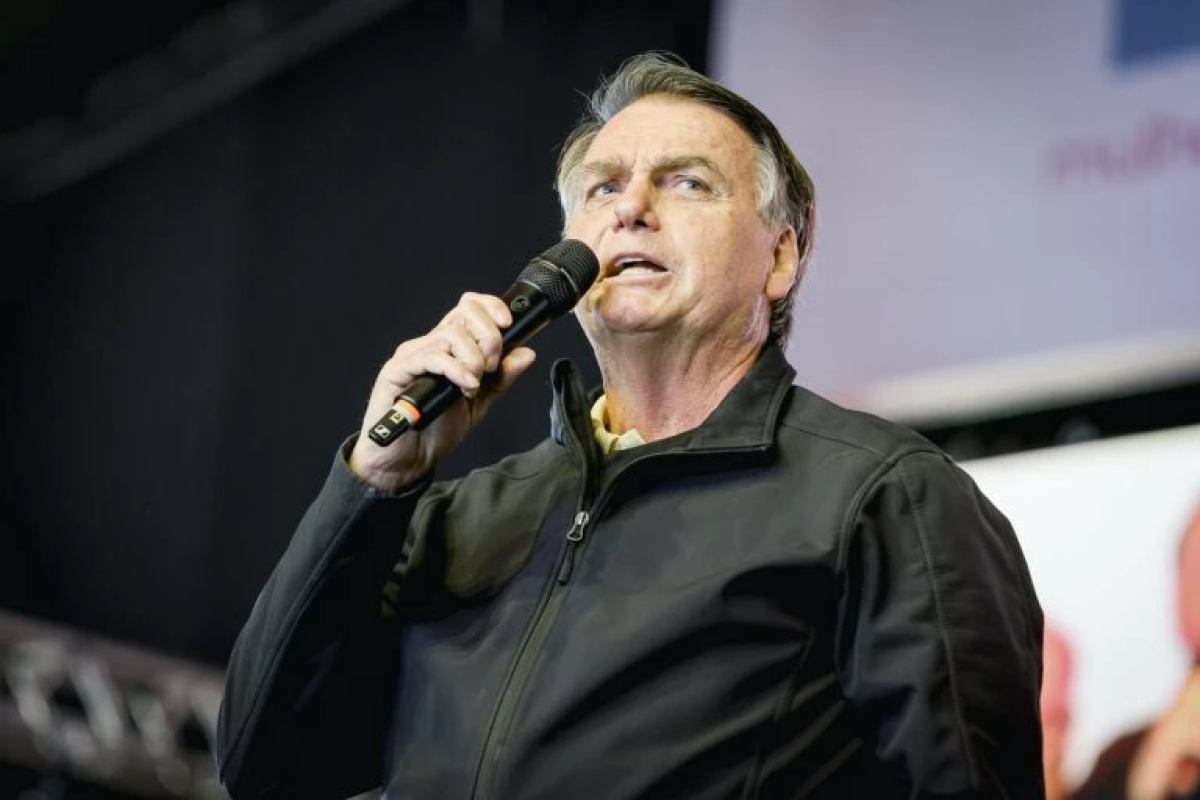 Ex-presidente Jair Bolsonaro durante evento do PL - Foto: PL/Zack Stencil