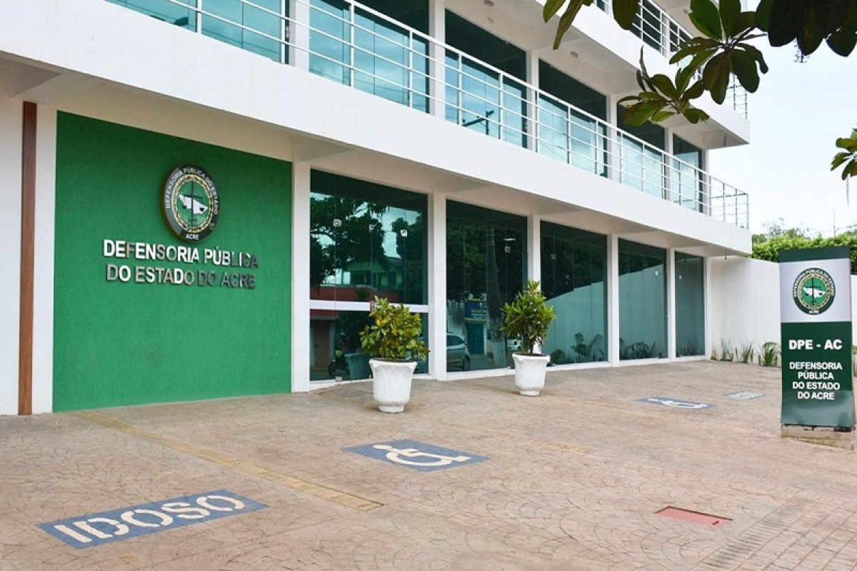 Sede da Defensoria Pública do Estado do Acre, em Rio Branco - Foto: DPE/AC