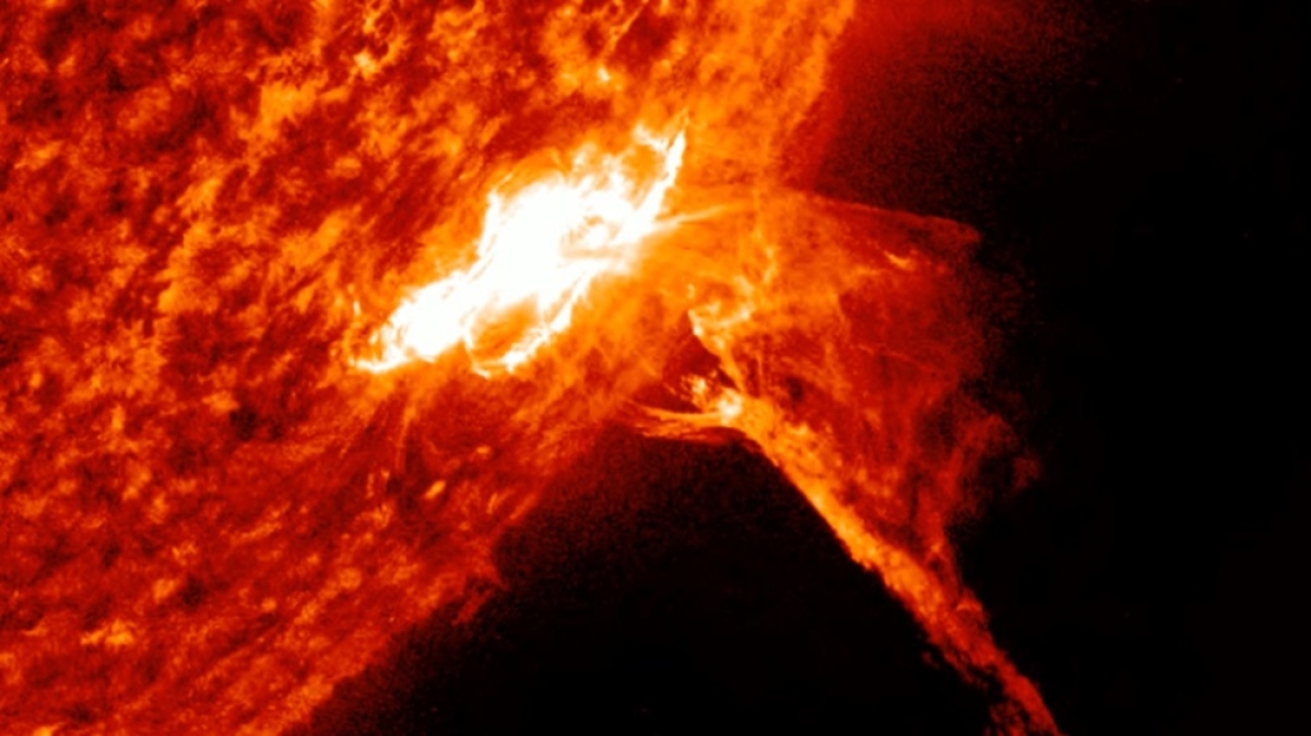 Explosão solar - Foto: NASA | SDO, AIA, EVE, HMI science teams