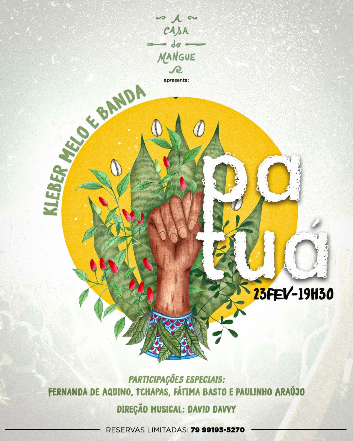 Show "Patuá" e Lançamento do Single por Kleber Melo - Imagem: Divulgação Show "Patuá" e Lançamento do Single por Kleber Melo - Imagem: Divulgação