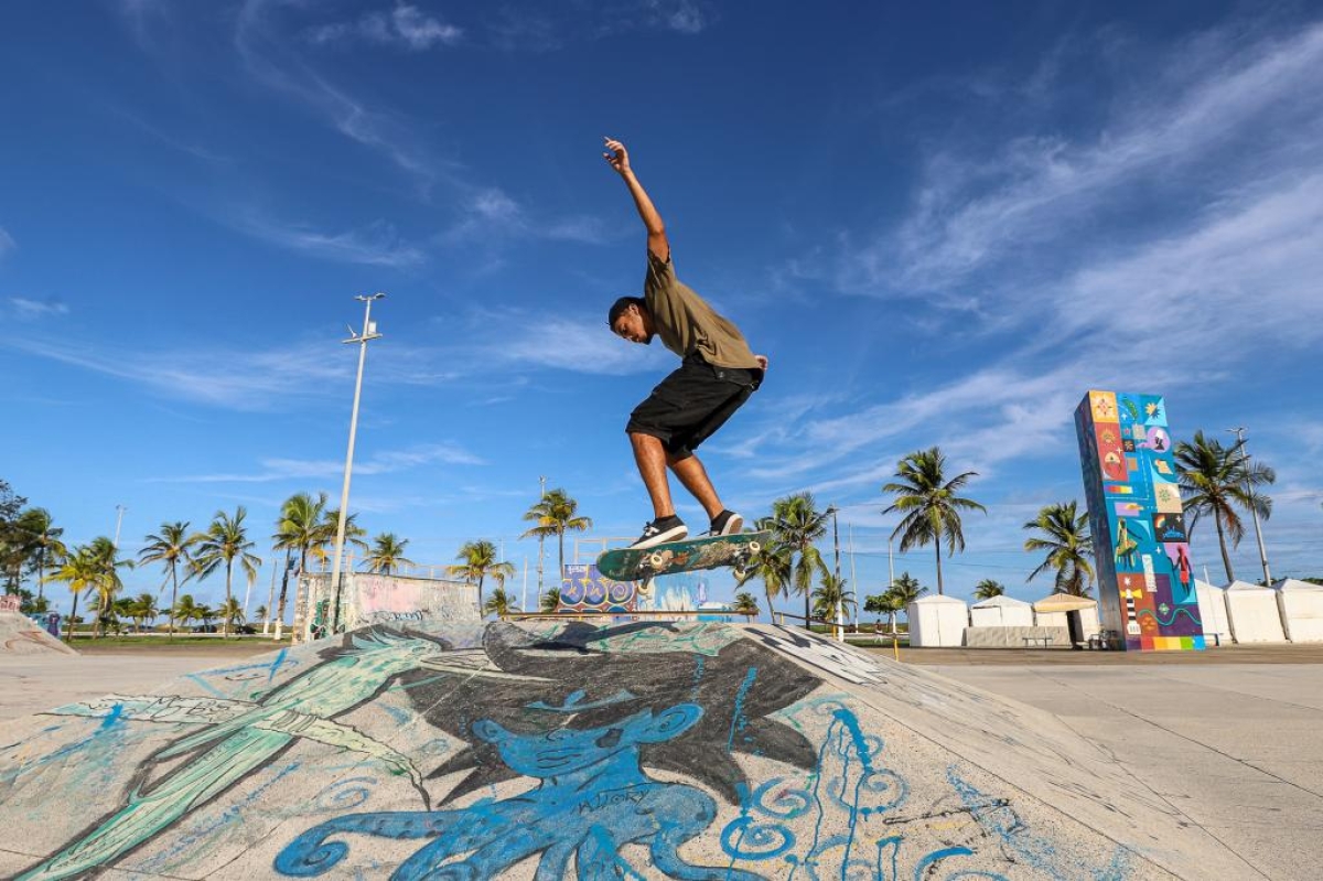 Projeto Verão 2024: skate e patinação integram programação esportiva como práticas urbanas - Foto: Michel de Oliveira | Secom