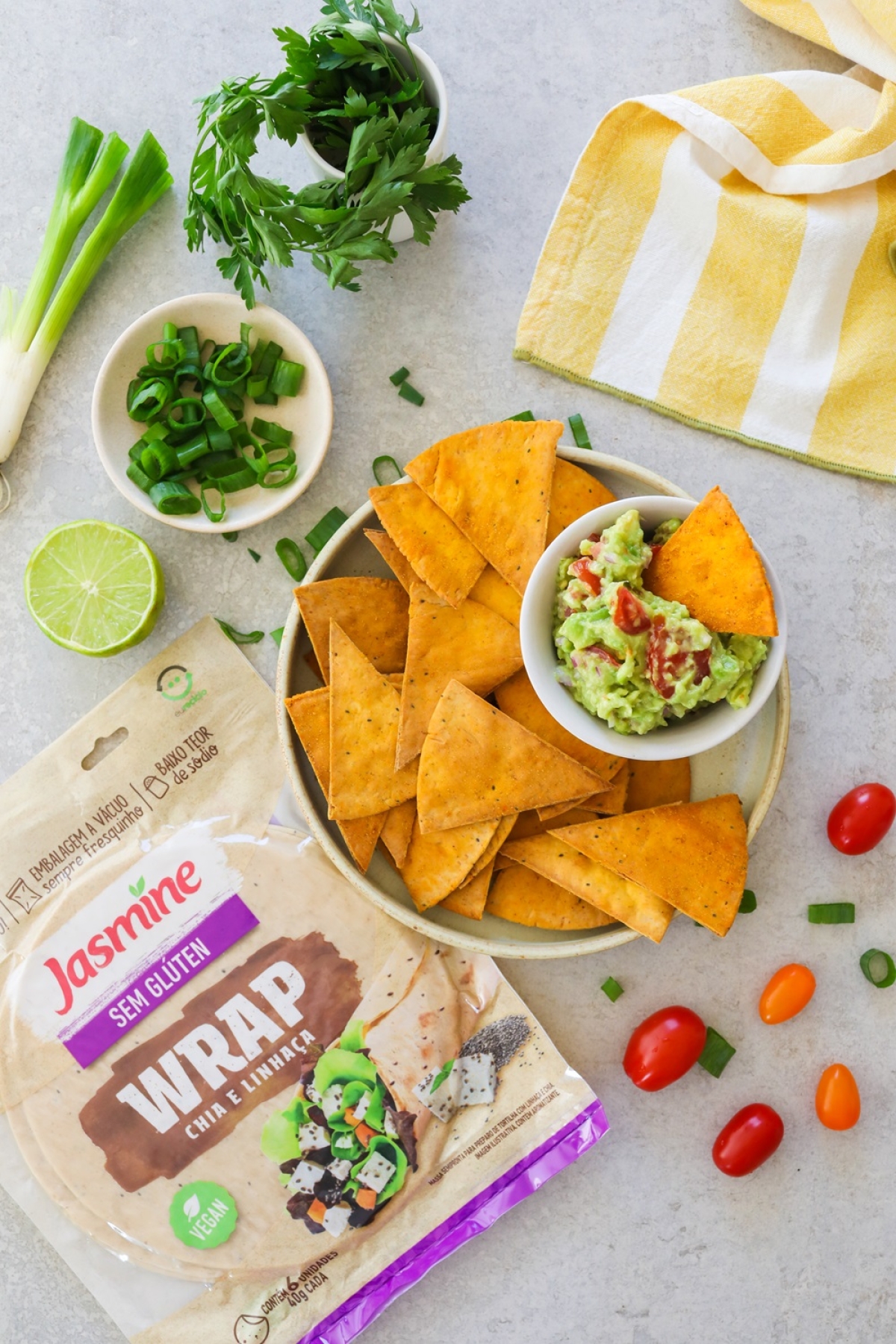 Nachos à base de Wrap Jasmine - Foto: Divulgação | Jasmine Nachos à base de Wrap Jasmine - Foto: Divulgação | Jasmine