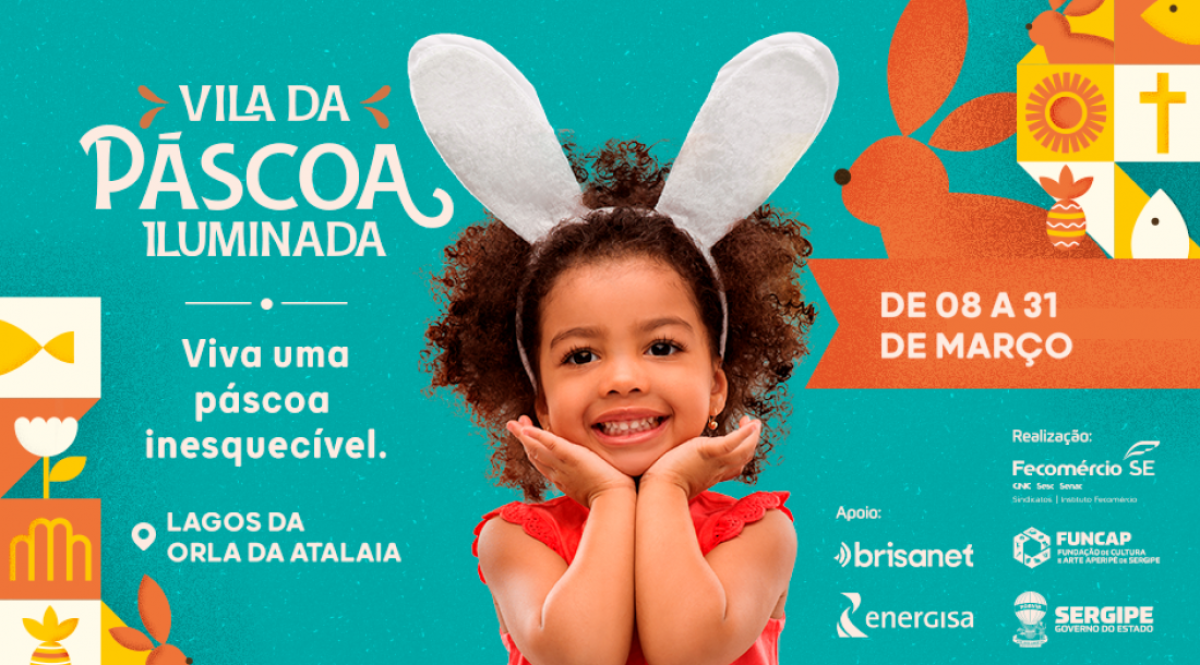 Vila da Páscoa terá 24 dias de programação, nos lagos da Orla da Atalaia, para celebrar maior festa cristã - Imagem: Divulgação Vila da Páscoa terá 24 dias de programação, nos lagos da Orla da Atalaia, para celebrar maior festa cristã - Imagem: Divulgação