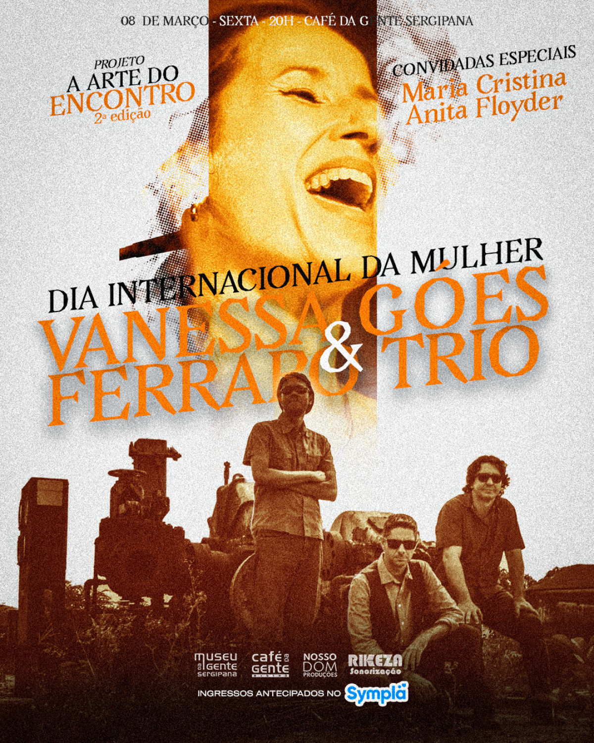 "A Arte do Encontro": Vanessa Góes & Ferraro Trio  - Imagem: Divulgação "A Arte do Encontro": Vanessa Góes & Ferraro Trio  - Imagem: Divulgação