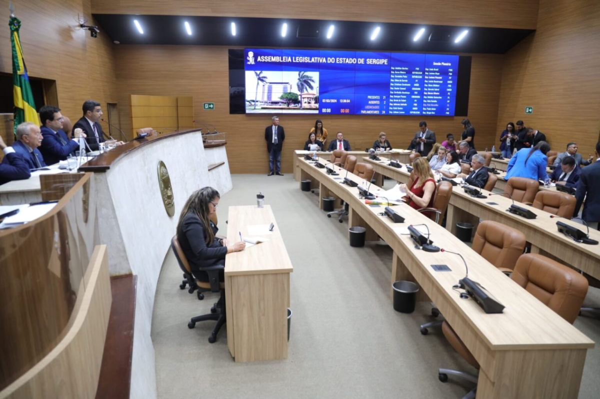 Deputados aprovam PL  que dispõe sobre Licença Compensatória no TCE/SE - Foto: Jadilson Simões | Agência de Notícias Alese