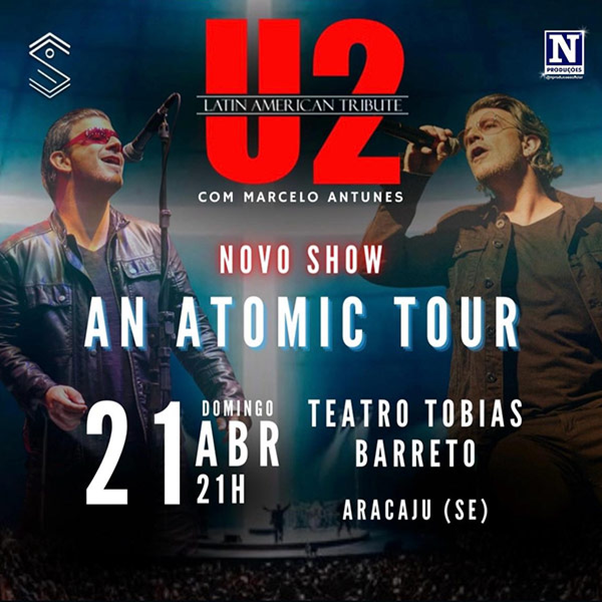 U2 cover em Aracaju - Imagem: Divulgação U2 cover em Aracaju - Imagem: Divulgação