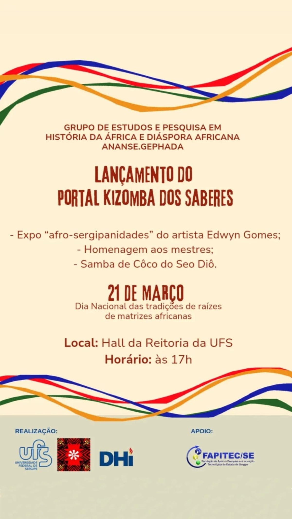 Ferramenta inédita educativa Kizomba dos Saberes: portal da cultura afro-sergipana será lançada na UFS - Imagem: Divulgação Ferramenta inédita educativa Kizomba dos Saberes: portal da cultura afro-sergipana será lançada na UFS - Imagem: Divulgação