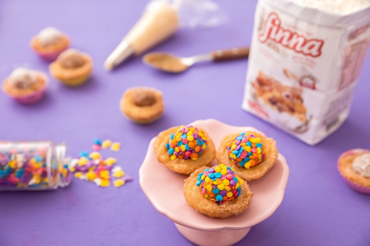 Mini Cestinha Churros - Foto: Divulgação | Marca Finna Mini Cestinha Churros - Foto: Divulgação | Marca Finna