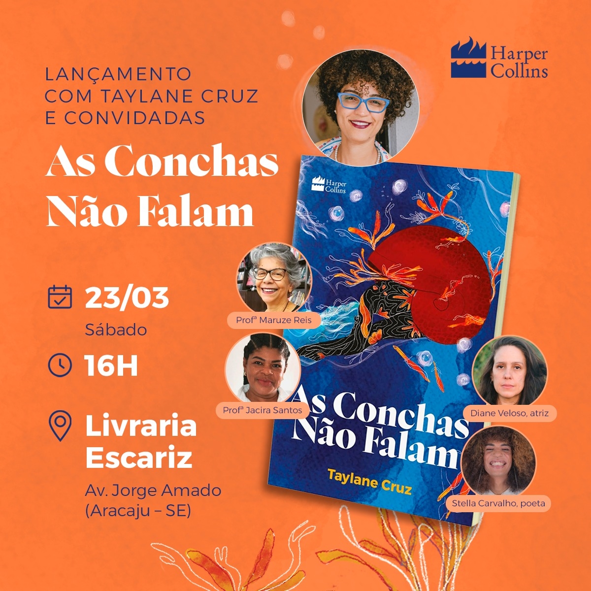 Taylane Cruz lança seu novo livro "As conchas não falam" - Imagem: Divulgação
